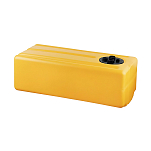 Бак сточный Can-SB 01.4311 83л 850х390х290мм шланг Ø38мм горизонтальный из полиэтилена желтый