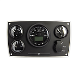 Приборная панель Vetus MPA34CANBS4 тип MP34 V-CAN 267x157x120мм 0-4000об/мин 24В IP64 черный циферблат