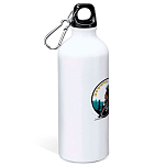Kruskis MD4049S101C121 Downhill Rider Алюминиевая бутылка для воды 800ml Белая White