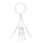 Expert predator 23756 Стопперы для рыбалки Серебристый White M