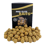 Pro elite baits P8433812 Antartic Krill Gold 1kg Бойлы Коричневый 24 mm 