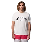 North sails 693047-0105-M Футболка с коротким рукавом Graphic 693047 Белая Marshmallow M