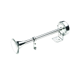 Горн туманный электромагнитный Vetus V-quipment H12L однотоновый (низкий) 12В 115дБ 465x100x125мм из нержавеющей стали AISI304