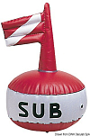 Надувной сигнальный буй большой для подводного плавания 380x630мм, Osculati 33.166.03