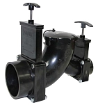 Valterra 800-T80 Поворотный клапан T80 с двойным L Серебристый Black 76.2 x 76.2 x 38.1 mm
