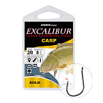 Excalibur 47305004 Boilie Крючки С Одним Глазком Бесцветный Black Nickel 4