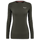 Купить Salewa 00-0000028206-5280-42/36 Базовый слой с длинным рукавом Cristallo Warm Alpine Merino Responsive Dark Olive 30x25x2 7ft.ru в интернет магазине Семь Футов