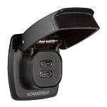 Scanstrut SC-USB-F3 Двойной разъем для зарядки USB-C Flip Pro Max Black