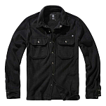 Brandit 9720-2-XXL Рубашка с длинным рукавом Jeff Черный Black 2XL