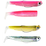 Fiiish BM3018 Black Minnow Мягкая приманка Double Combo Shore 120 mm 12g Многоцветный Fluo Pink UV