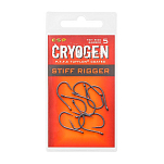 ESP DR400606 Cryogen Stiff Rigger Крючки С Одним Глазком Бесцветный Black Nickel 6