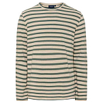 Sea ranch 20-7-300-5027-M Футболка с длинным рукавом Hugo Зеленый Ecru / Duck Green M