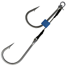 Купить Black magic TWINCH12 Twin Shackle Closed Gape Двойной Крючок Серебристый Silver 12/0  7ft.ru в интернет магазине Семь Футов