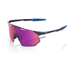 Спортивные очки 100% HYPERCRAFT SQ Satin Storm Metallic - Purple Mirror Lens, 60001-10009