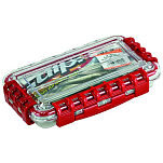 Plano 1561098 Liqua-Bait Locker™ Коробка Для Приманок Серебристый Transparent / Red 18.4 x 9.5 x 6.7 cm 