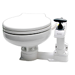 Стандартный туалет Johnson Pump Aqua-T Super Compact 80-47625-01 410x460x310 с эргономичным поршневым насосом с ручным приводом