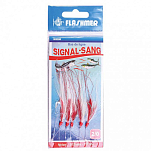 Flashmer BDSS5W Signal Sang Рыболовное Перо Красный Red 2/0 