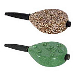 Carp expert 58217100 Inline Плоский грушевидный поводок  Green 100 g