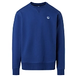 North sails 691255-0804-XXL Толстовка Logo Crew Голубой  Blue Print 2XL