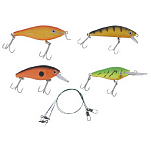 Kamasaki 83011203 Hot Wobbler Комплект Минноу  Multicolour