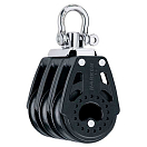 Купить Harken 2640 Carbo Triple Block 40 mm Черный  Black / Silver 7ft.ru в интернет магазине Семь Футов