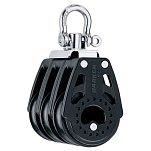 Harken 2640 Carbo Triple Block 40 mm Черный  Black / Silver