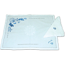 Купить Две салфетки из белого хлопка с одноцветной вышивкой 35 х 50 см и 24 х 24 см Foresti & Suardi NAPP003 7ft.ru в интернет магазине Семь Футов