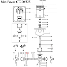 Купить Базовая шестерня Max Power 310416 для ПУ CT300/325/HYD300/325 7ft.ru в интернет магазине Семь Футов
