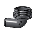 Купить Plastimo 55767 Колено трюмного насоса  Grey 25 mm 7ft.ru в интернет магазине Семь Футов