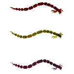 Westin P225-990-216-UNIT Мягкий приманка Bloodteez Worm 1g 75 mm 6 Единицы Seaweed Pearl