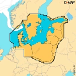 C-map M-EN-T-200-D-MS Skagerrak. Kattegat & Baltic Sea Откройте для себя X-карту Multicolour