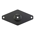 Scanstrut rl-519 Верхняя переходная пластина для ROKK Mini Diamond plate 120 mm Black 15x10x7