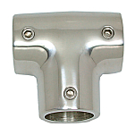 Forniture nautiche italiane 2929425 90° Соединитель из нержавеющей стали Серебристый Grey 25 mm 