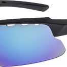 Спортивные очки GOG Faun / Black / White-Blue Lens, e579-1