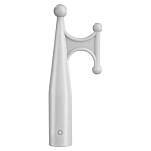 Plastimo 62095 Запасная часть лодочного крюка из легкого сплава Grey 25 mm
