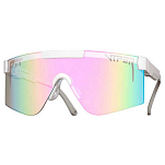 Pit viper E-2K-MIANGHT-POC The Miami Photocromic Солнцезащитные Очки White Photochromic Light Purple Revo/CAT2