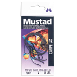 Mustad 23550 12871 BL Carp With Reglable Крюк Бесцветный 3 pcs 4-20 Lbs 