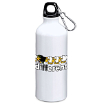 Kruskis MD4049S101K173 Be Different Fish 800ml Алюминиевая бутылка Бесцветный White