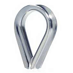 Euromarine 004474 A4 Защитная петля 4 единицы Серебристый Grey 6 mm