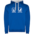 Купить Kruskis SU1067030501K098 Толстовка с капюшоном Problem Solution Sail Two-Colour Голубой Royal Blue / White L 7ft.ru в интернет магазине Семь Футов