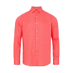 Sea ranch 22-7-284-3044-XXL Рубашка с длинным рукавом Bastian Linen Розовый Pink 2XL
