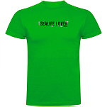 Kruskis CA65500483C079 Футболка с коротким рукавом Sealife Lover Зеленый Green XL