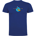 Kruskis CA65500505K047 Футболка с коротким рукавом No Fishing No Life Голубой Royal Blue 2XL