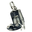 Купить Talamex 65435016 Двойной блок Hye Standard с поворотным ушком скобой и зажимом Black / White 16 mm 7ft.ru в интернет магазине Семь Футов