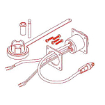 Simrad TPPK321 Вилка/розетка Æ Монтажный штифт TPPK321 Красный Red TP32 / TP22 