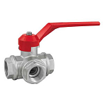 Plastimo 417321 L 3 Пути клапан  Grey / Red 1/4-1´1/2