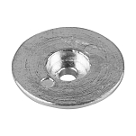 Цинковый анод Tecnoseal 01257 Ø45x9мм дисковый  для лодочных моторов Tohatsu 40-140лс