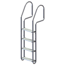 Купить Dock edge 686-2005F Kwik Release 5 Kwik Release Док Лестница Серебристый 7ft.ru в интернет магазине Семь Футов