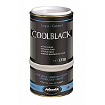 Эмаль полиуретановая двухкомпонентная чёрная Nautix Coolblack 151660 0,75л мало нагревающаяся под солнцем