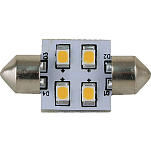 Scandvik 390-41101P Светодиодная лампа Festoon 31 mm Cool White 65 Lumens